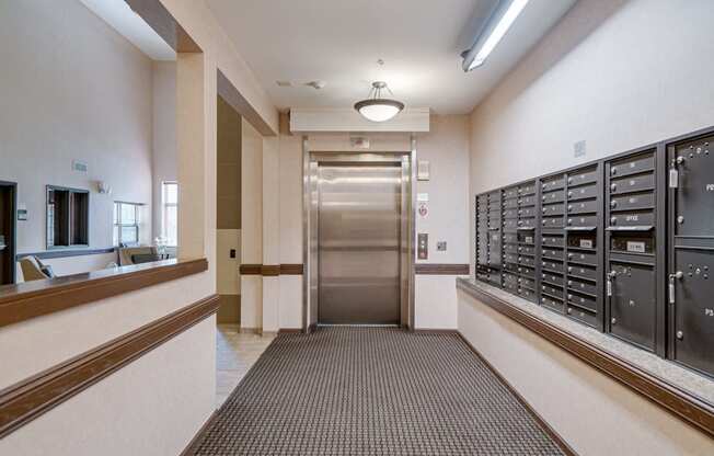Arden Flats - Mailboxes and Elevator
