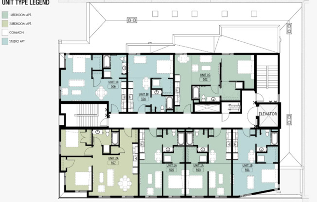 Studio, 1 bath, $850, Unit Unit 506