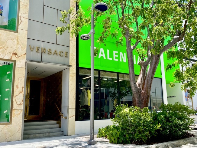 Miami Design District Versace and Balenciaga