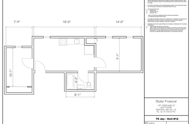 2 beds, 1 bath, $3,550, Unit 12