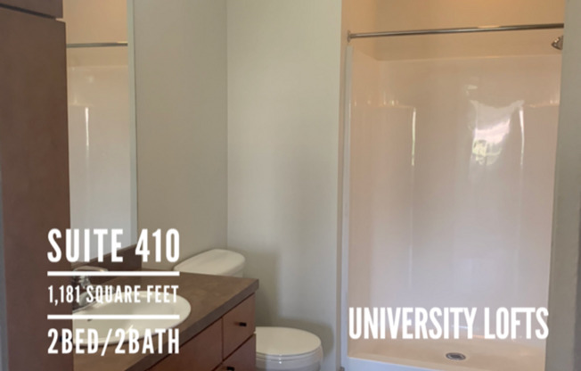 2 beds, 2 baths, 1,181 sqft, $1,800, Unit 410