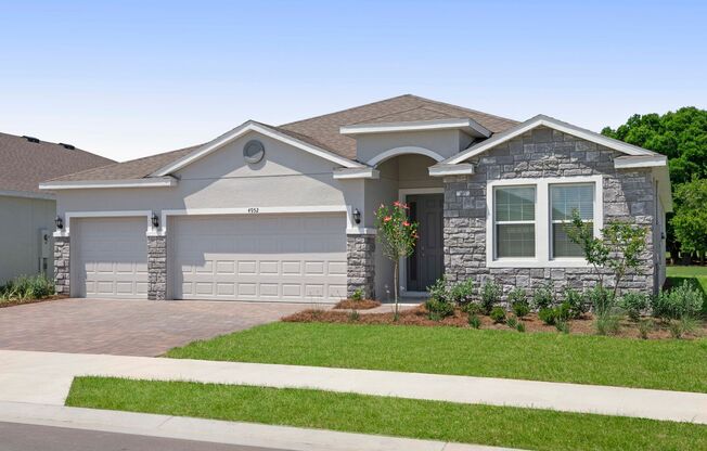 Brand new 4/3/3 home in gated community