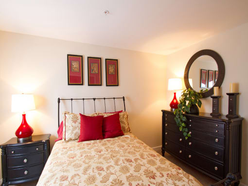 Second bedroom with plenty of closet storage at The Summit at Owings Mills Apartments, Owings Mills, MD 21117