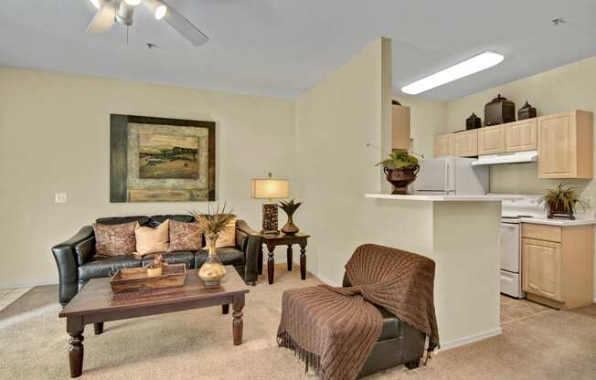 Retreat at Speedway Living Room