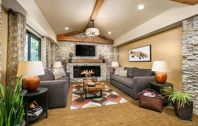 Clubhouse Lounge at Apartments in SLC Utah