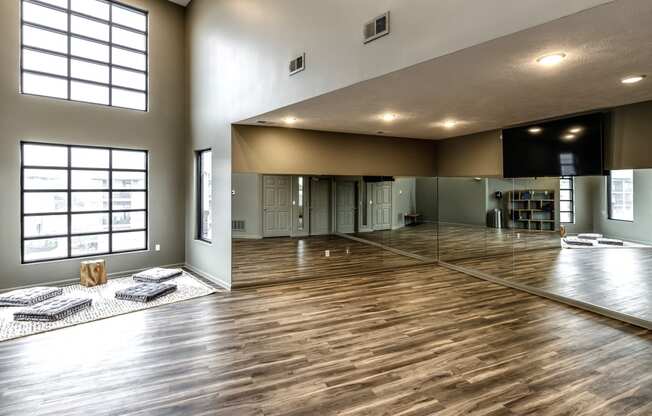 Yoga Studio at The Apartments at Lux 96 in Papillion, NE
