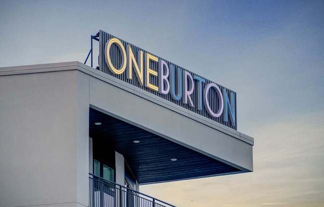 A building with a sign that says