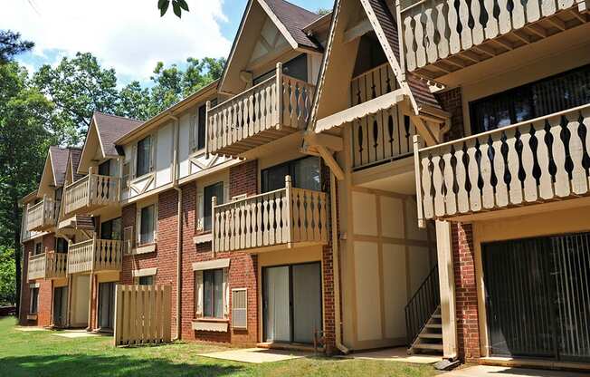 Private Balconies at Laurel Woods Apartments, Greenville, SC, 29607
