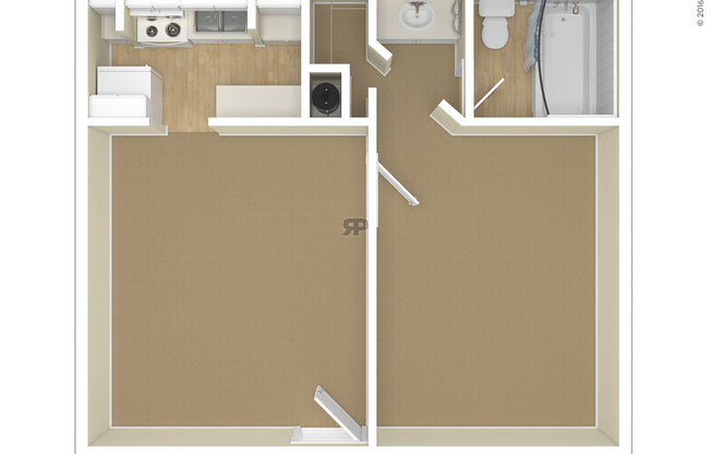 1 bed, 1 bath, 694 sqft, $945