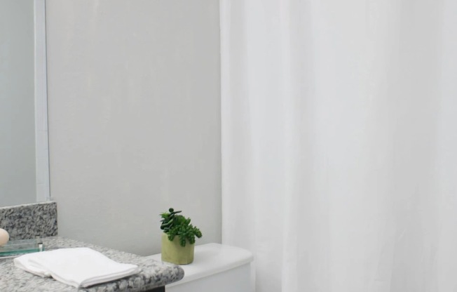 Bathroom & Shower | Trailpoint Apartments at The Woodlands