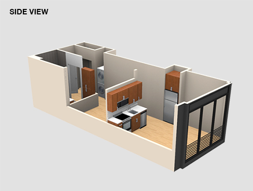 1 bed, 1 bath, $2,500, Unit 706