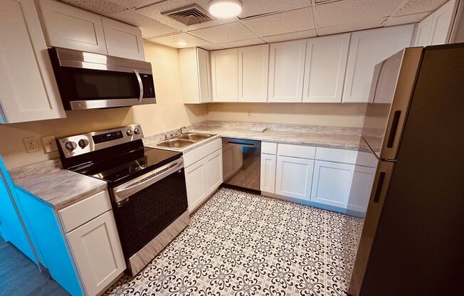 Central School Apartments, Two Bedroom One Bath, Great Location