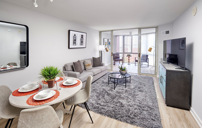 Newly Renovated Phase II Apartment Dining Room, Living Room, Sunroom