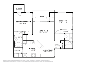 2 beds, 2 baths, 1,017 sqft, $1,575