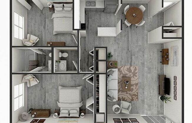 2 beds, 1.5 baths, 950 sqft, $1,825, Unit 1029-507