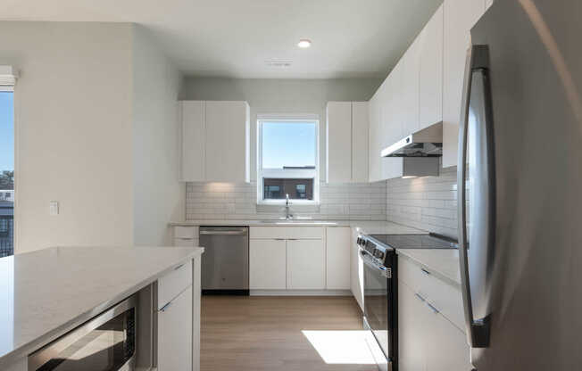 Kitchen with Stainless Steel Appliances