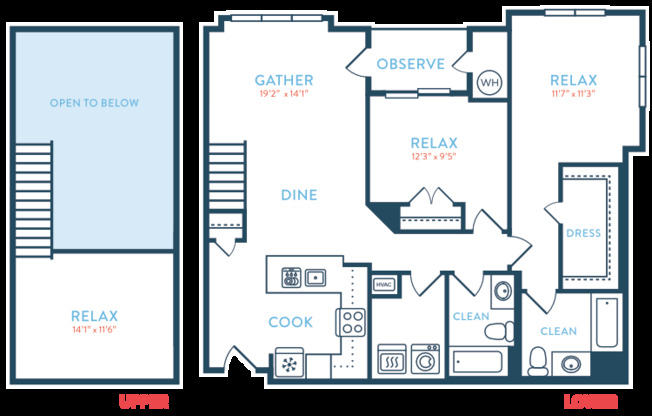 2 beds, 2 baths, 1,536 sqft, $4,275