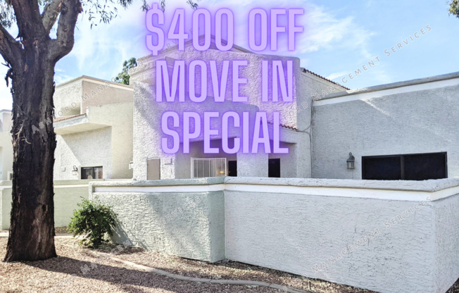 ***MOVE IN SPECIAL***3 BEDROOM 3 BATH END UNIT TOWNHOME IN GATED QUESTA VIDA