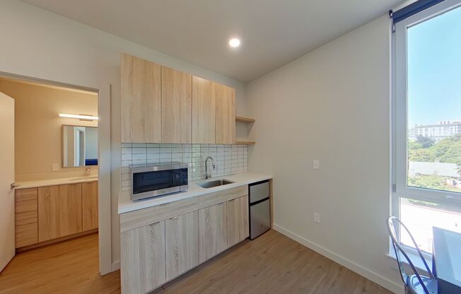 Studio, 1 bath, 314 sqft, $1,225, Unit 404