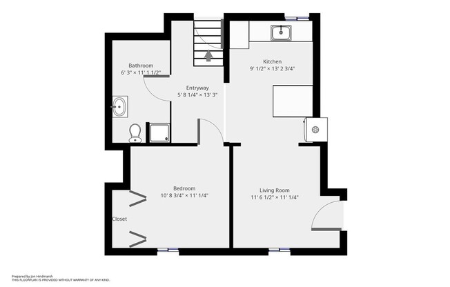 1 bed, 1 bath, 508 sqft, $1,700, Unit B