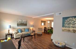 new wood plank style flooring in select units