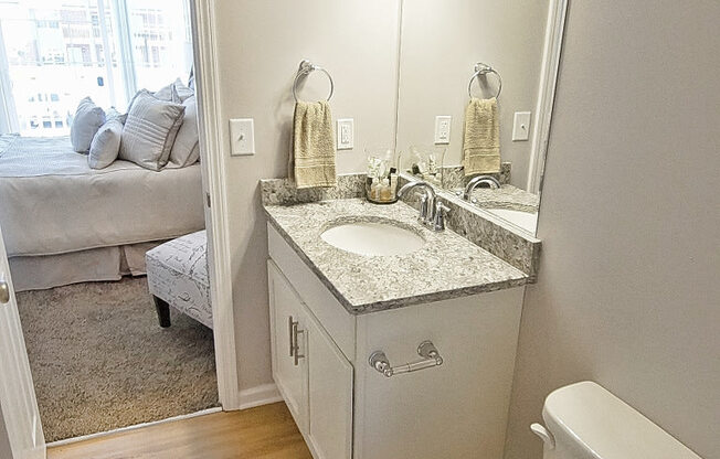 Townhome Bathroom at The Reserves at 1150 Apartments, Integrity Realty LLC, Ohio
