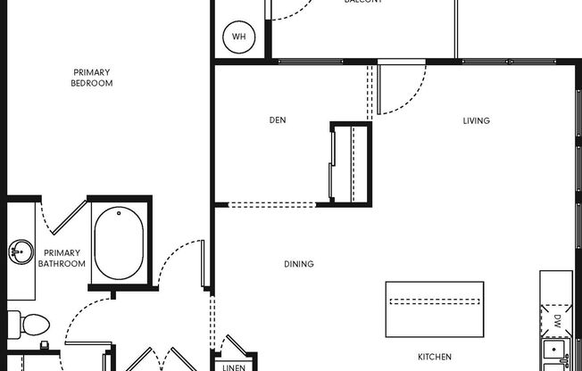 1 bed, 1 bath, 947 sqft, $1,489, Unit 752