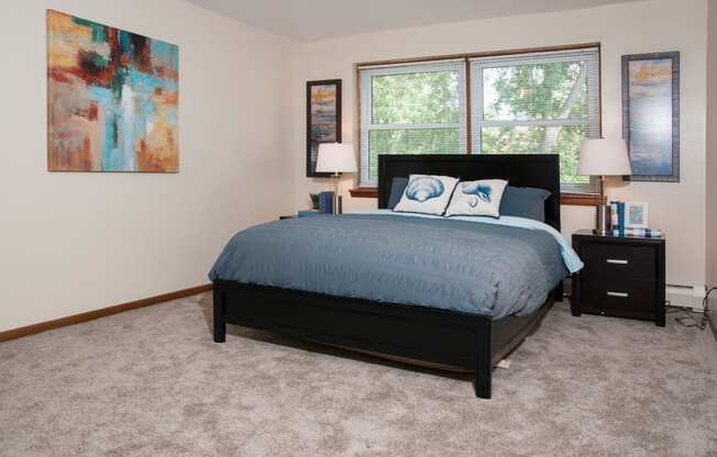 2416 Blaisdell apartments uptown large bedroom