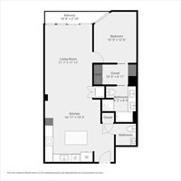 1 bed, 1.5 baths, 869 sqft, $3,950, Unit 201