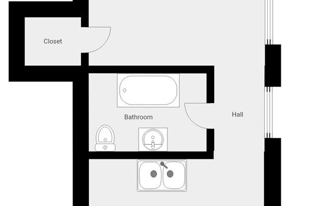 Studio, 1 bath, 500 sqft, $1,195, Unit 742-2