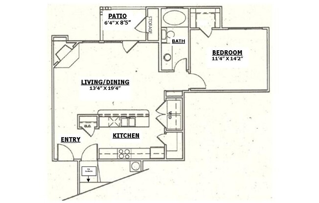 1 bed, 1 bath, 789 sqft, $1,620, Unit 0302