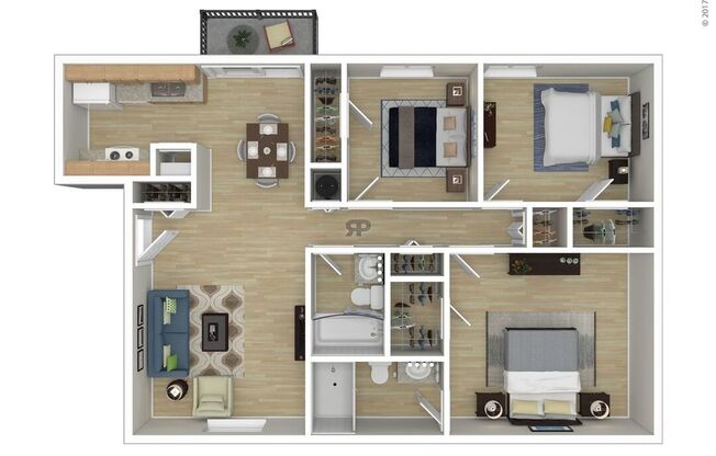 3 beds, 2 baths, 1,138 sqft, $1,180