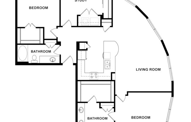 2 beds, 2 baths, 1,588 sqft, $2,745