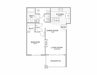 1 bed, 1 bath, 776 sqft, $1,270