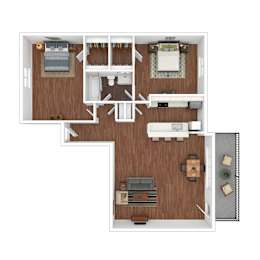2 beds, 1 bath, 900 sqft, $1,399