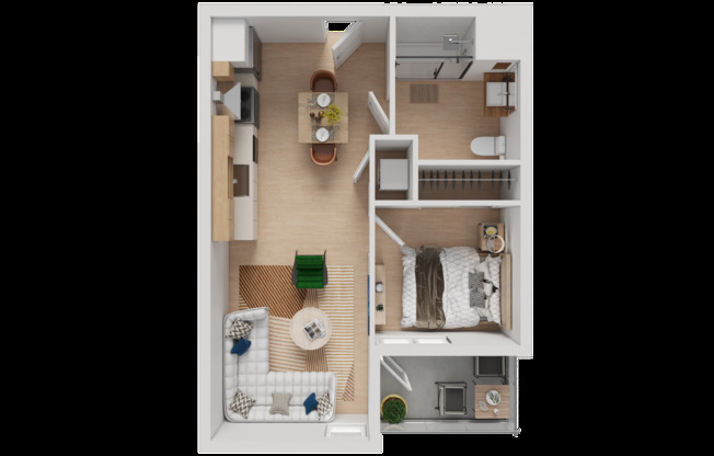 1 bed, 1 bath, 490 sqft, $2,695, Unit 604