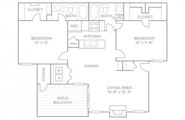 Two Bedroom Premier Terrace - Renovated