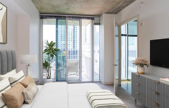 Bedroom with Balcony