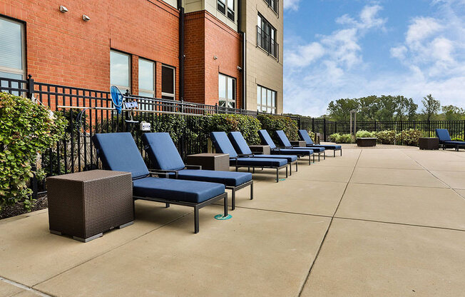 Sitting area at Residences at The Streets of St. Charles, St. Charles, Missouri