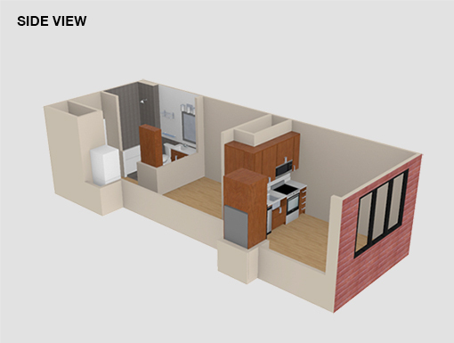 1 bed, 1 bath, $2,675, Unit 518
