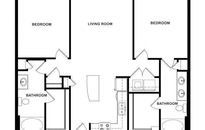 2 beds, 2 baths, 1,055 sqft, $1,620