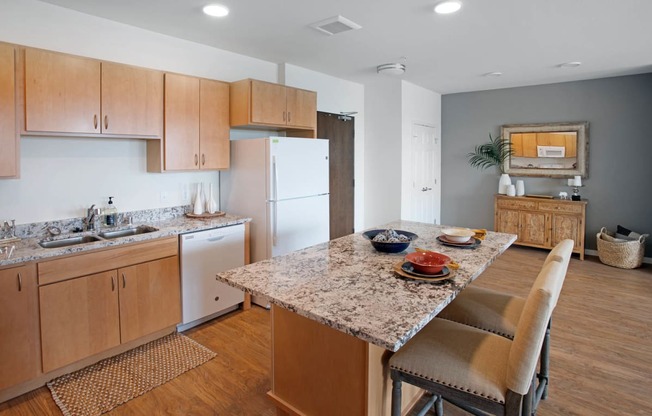 Fully Furnished Kitchen at The Legends of Blaine 55+, Blaine, 55449