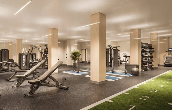 Elevate your lifestyle at Anagram Turtle Bay with a state-of-the-art fitness center designed for optimal wellness. Enjoy modern equipment and a motivating atmosphere. Don't wait—schedule a tour today and transform your fitness journey!