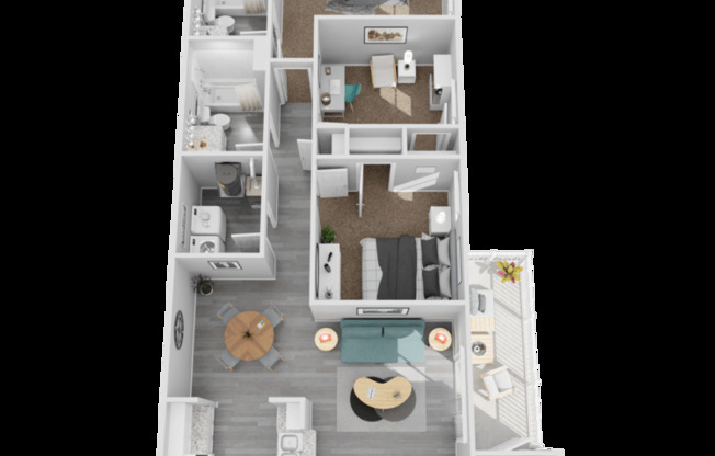 3 beds, 2 baths, 1,092 sqft, $1,490