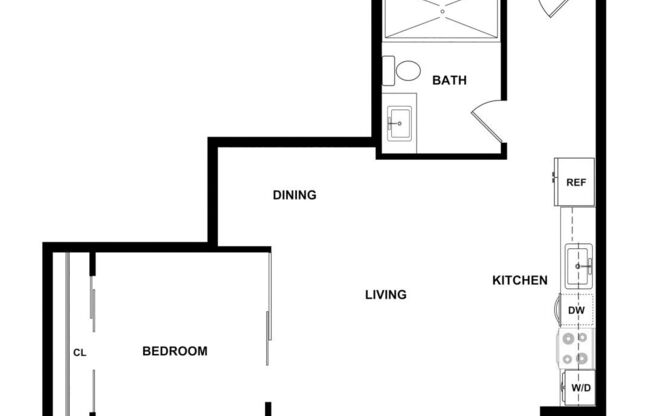 1 bed, 1 bath, 625 sqft, $3,852
