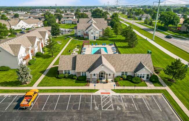 Aerial View of Clubhouse