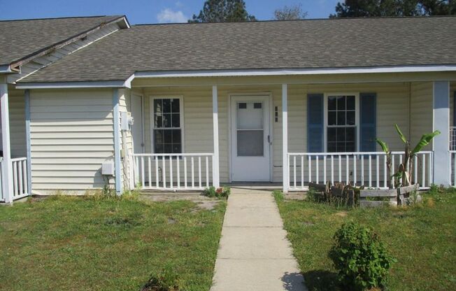 Nice two bedroom two bath quadplex that is centrally located.