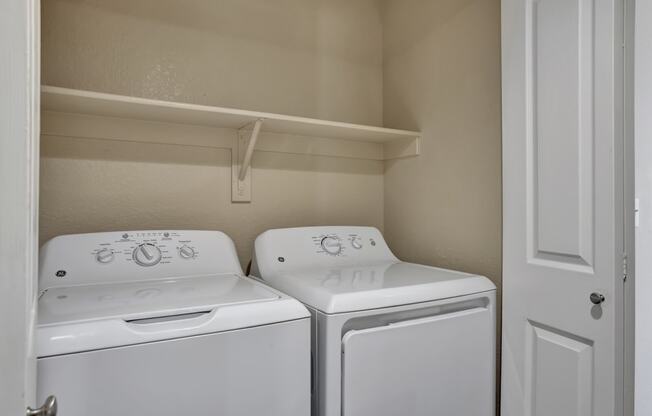 Upgraded Unit Laundry Room