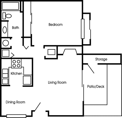 1 bed, 1 bath, 748 sqft, $3,190, Unit 95