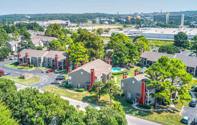 Aerial View of the Lakes
